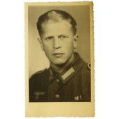 Studio portrait of Wehrmacht infanterist 